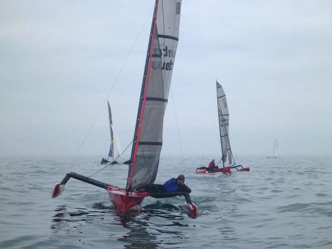 Chilling out while waiting for wind © Lexi Wieringa